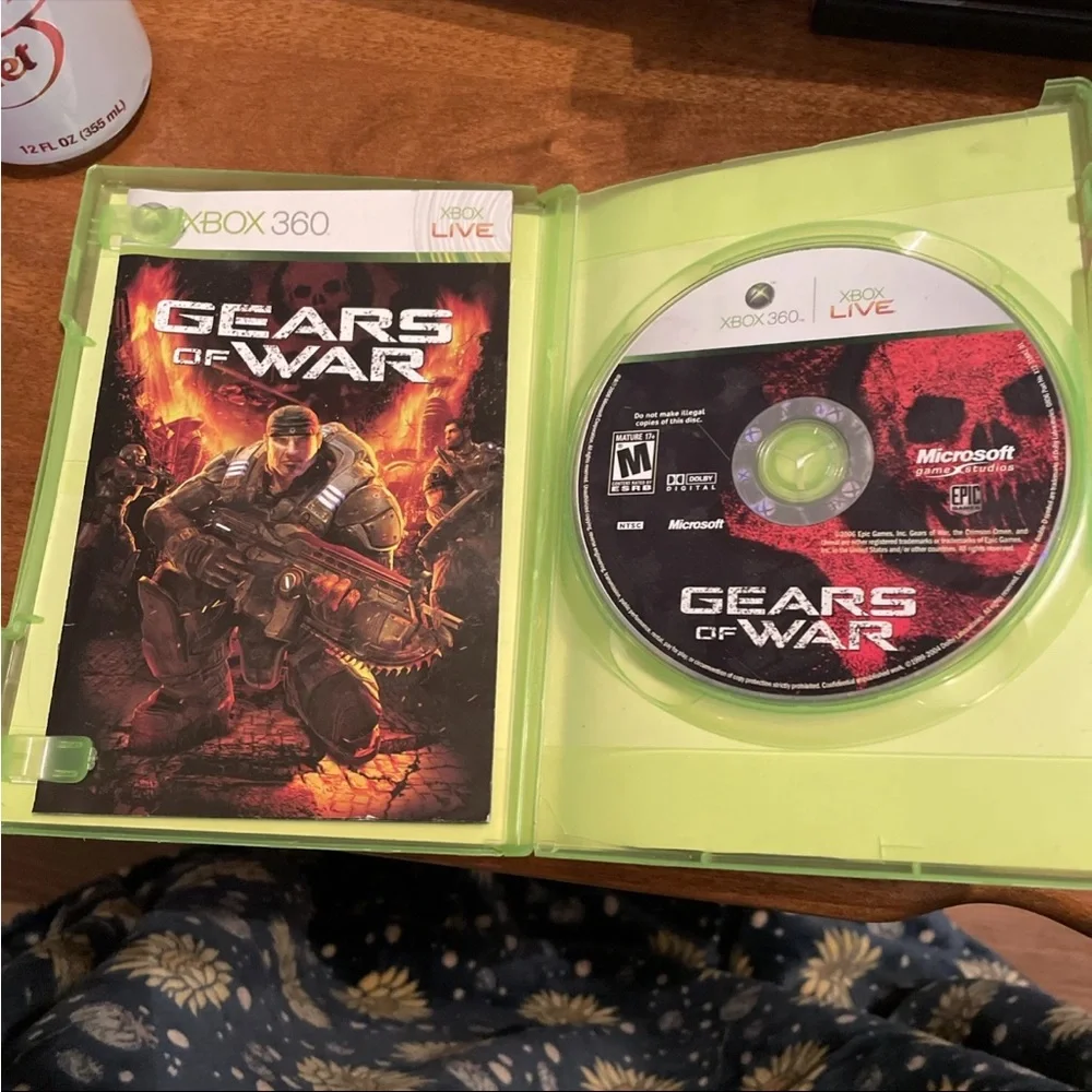Microsoft Xbox 360 Gears of War - Green Case